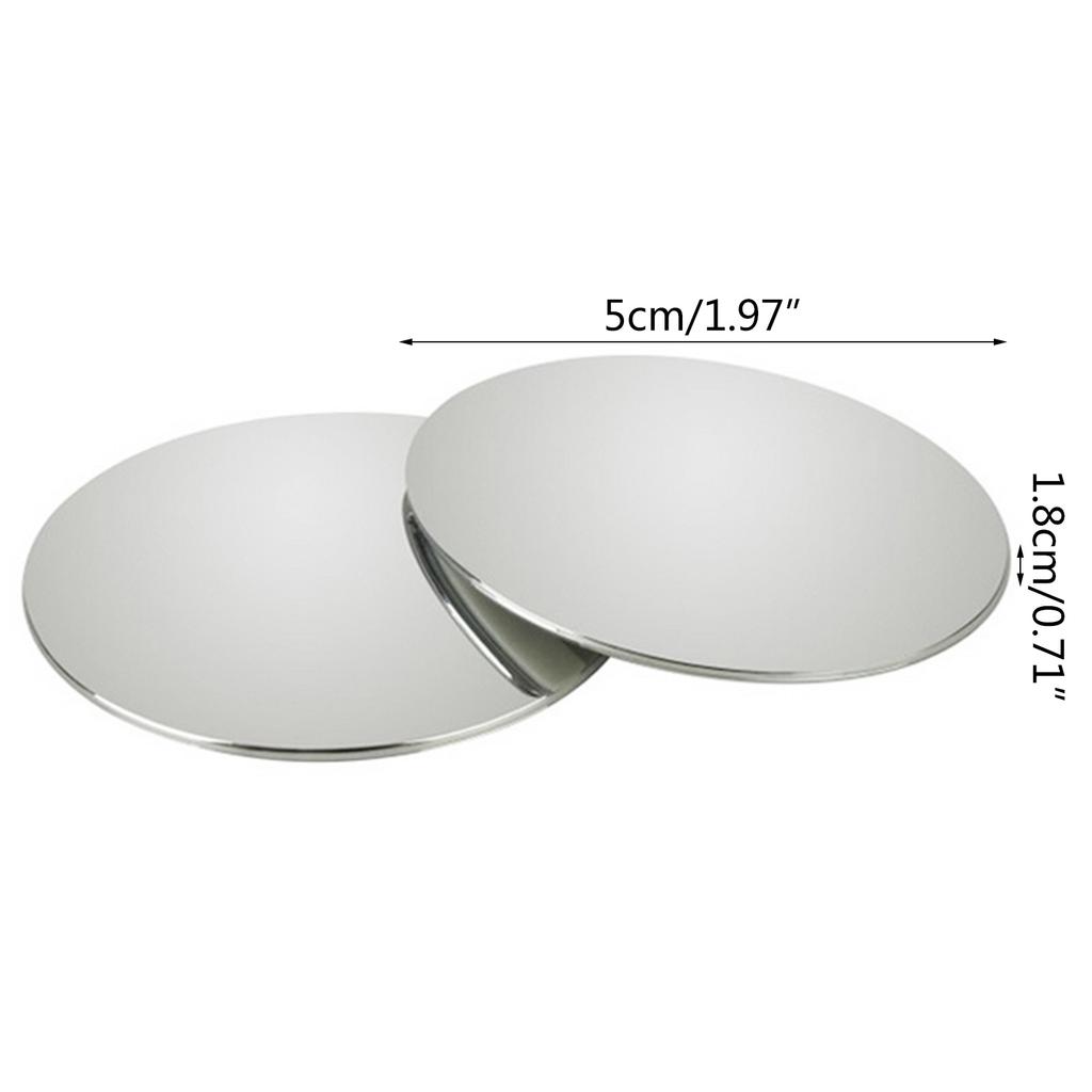 Зеркала мертвой зоны на клейкой основе, регулируемые, 2 шт., выпуклое зеркало, безрамное боковое зеркало заднего вида