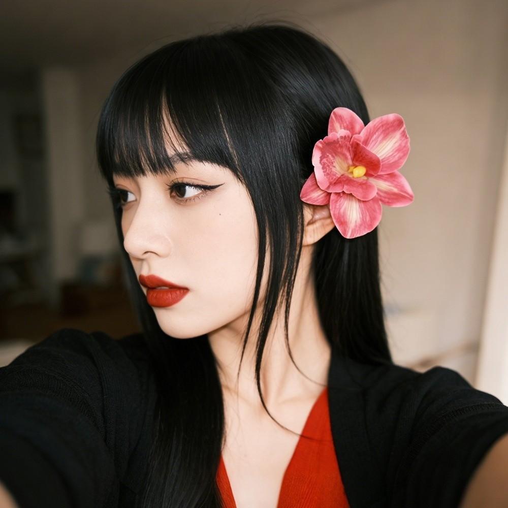 Hawaiian Flower Hair Clips Do Not Hurt Hair Hairpins Beach Travel Side Clip Summer