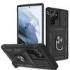 Для Samsung Galaxy S22 S21 FE Ultra Plus A52 A51 A32 5G Чехол Усиленный с Камерой 360 Градусов Поворотная Подставка Прочный Чехол