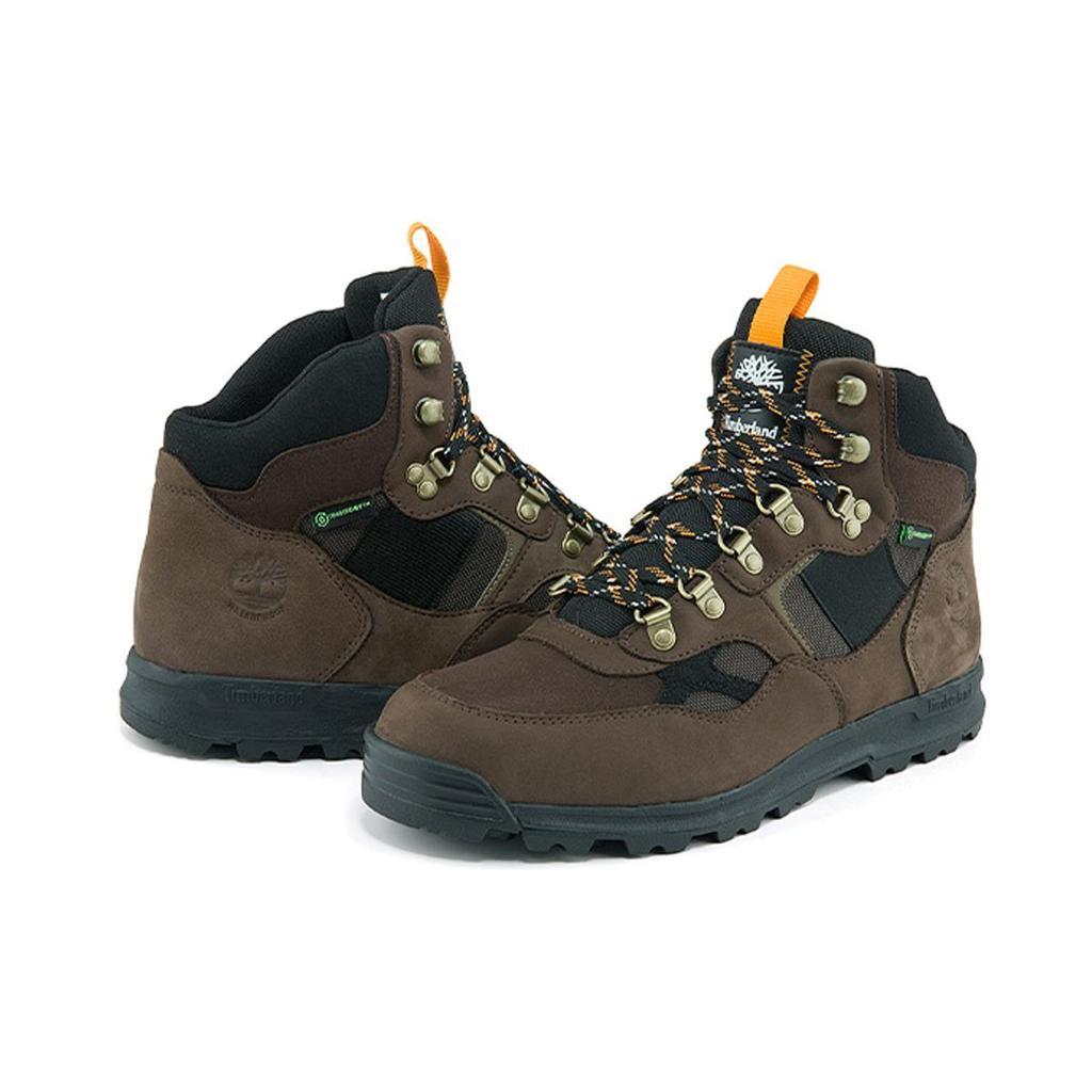 Timberland Euro Hiker Waterproof Durable Shock Absorbing Comfortable Versatile Ankle Outdoor Boots Men Boots Dark-Brown A2BYE