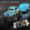 1:64 Мини-Радиоуправляемый Внедорожник Пикап из Сплава 2,4 ГГц Bluetooth Управление через Приложение 3 Скорости Ударопрочный Светодиодные Огни Мощный Мотор Безопасен для Детей