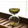 8×15cm Irregular Meteorite Shape 30min Hourglass Timer Durable Kraft Glass Sand Clock Meditation Reading Game Timing Home Aesthetic Desktop Ornament