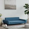 Dog Bed Blue 100 x 54 x 33 cm Velvet