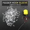 300pcs/box Carp Fishing Accessories Feeder Hook Sleeve Small-Bore Sleeve To Fit With Feeder Hook 6 8 10 12 For Fishing Tackle