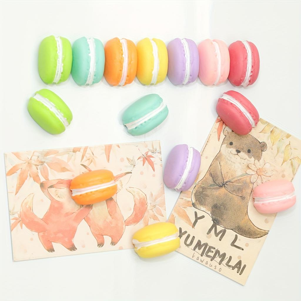 7 шт./набор Магнит на холодильник Японский макарон Мини-магнит на холодильник Цветной магнит Декоративное украшение для дома Украшение для кухни