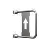Пешеходные качающиеся барьерные ворота Dahua из нержавеющей стали, китайская вилка (адаптер в комплекте)