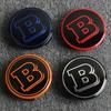 4Pcs 75mm Brabus Logo Car Emblem Wheel Center Hub Cap Accessories AMG Apple  For Mercedes Benz W204 GLA GLC CLA W205 W203 W206