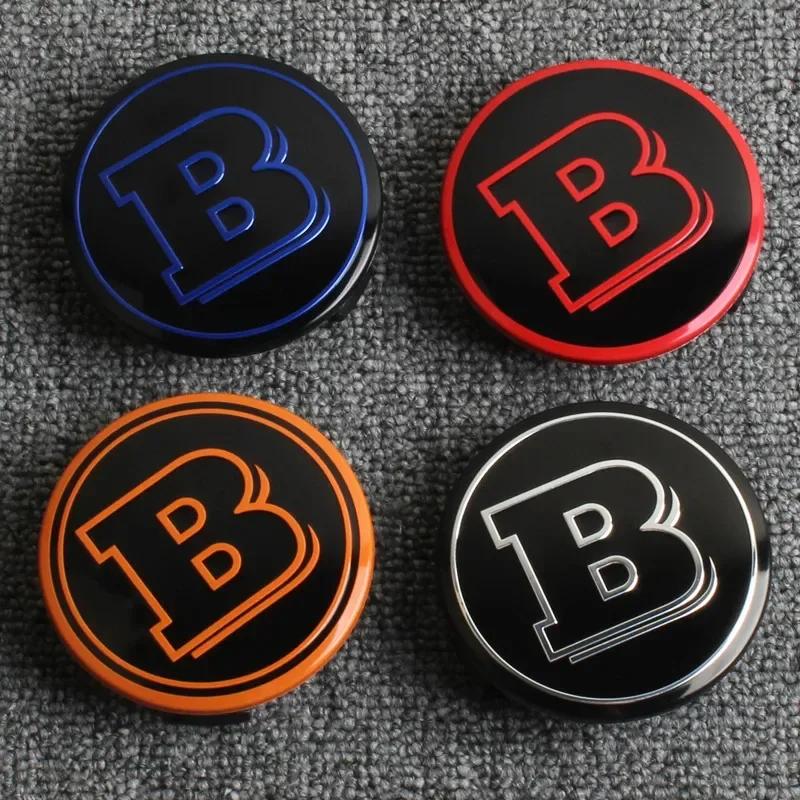 4Pcs 75mm Brabus Logo Car Emblem Wheel Center Hub Cap Accessories AMG Apple For Mercedes Benz W204 GLA GLC CLA W205 W203 W206