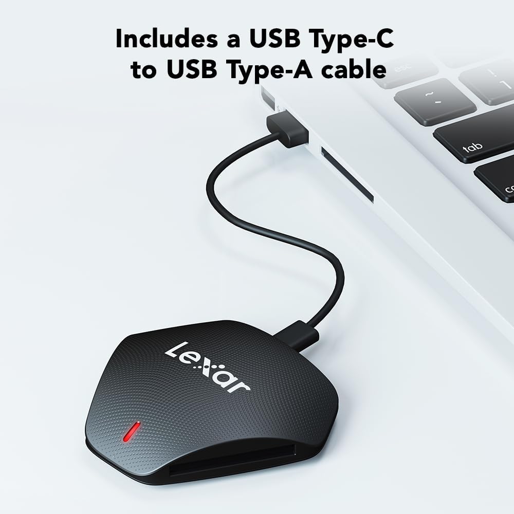 Lexar Оригинальный картридер 3 в 1 Card Reader USB 3.2 для карт памяти SD Micro SD TF CF Картридер для карт памяти SD Поддерживает карты SD, TF и CF
