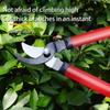 Garden Pruning Shears Carbon Steel Handheld Scissors Garden Bypass Pruning Shears,Tree Trimmers Secateurs, Hand Pruner