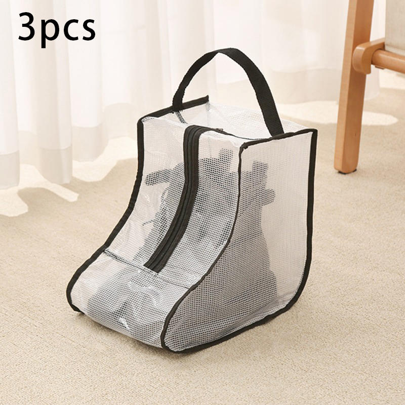 Household Transparent Short Boot Storage Bag Waterproof Dustproof Shoes Protection Bag Long Boots Pocket Moistureproof Container
