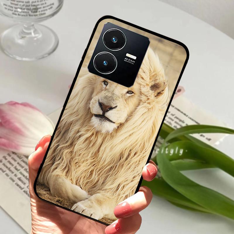 Для Vivo Y22S 2022 Чехол Ударопрочный Мягкий ТПУ Силиконовый Чехол для Телефона Для Vivo Y22 Y 22 V2207 Y22S V2206 Funda Capa Мультяшный Vivoy22