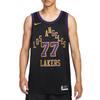 Nike Dri-FIT NBA Luka Doncic 2023/24 Los Angeles Lakers City Edition Swingman Jersey 'Black' Men's DX8506-014