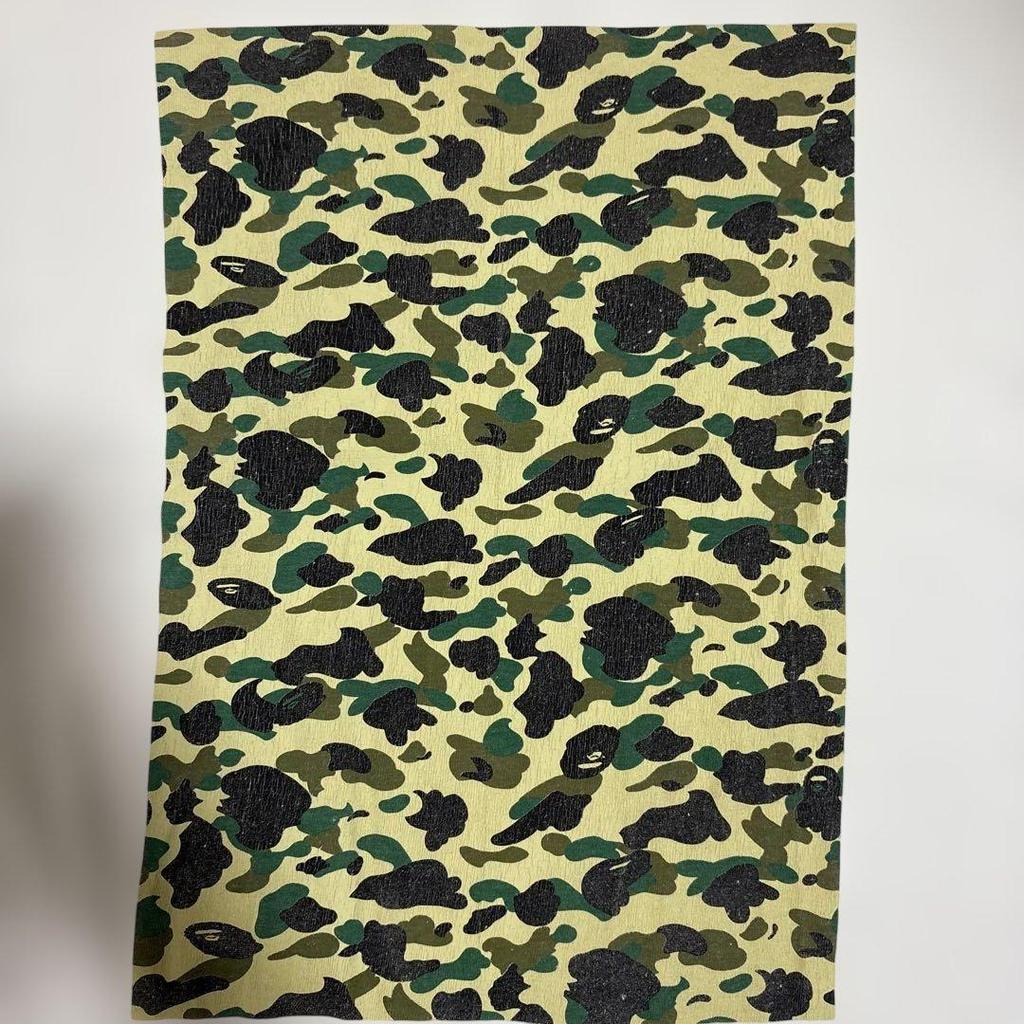 [USED] A Bathing Ape Camouflage Design T-Shirt White