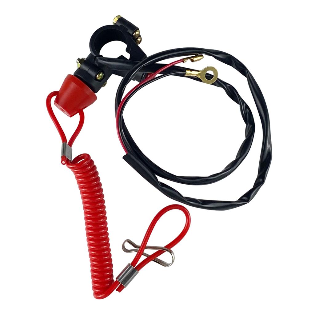 Для квадроциклов, мотоциклов, байков, подвесных лодочных моторов, газонокосилок, аварийный выключатель двигателя с тросом-шнуром
