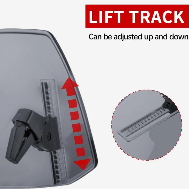 Motorcycle Windscreen Extension Motorbike Wind Deflector Motorcycle Air Deflector Windscreen Extender For Most Motorcycle