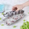 Лотки для льда из нержавеющей стали, 18-секционная форма для кубиков льда с легкосъемной ручкой, съемный ледогенератор для баров и кухонь