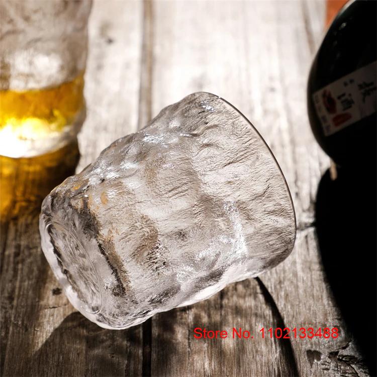 Glacier Whiskey Glass Gift Box Old-fashioned Crystal Wine Cup Retro Chivas Rock Tumbler Snifter Japan Whisky Glasses For Testing