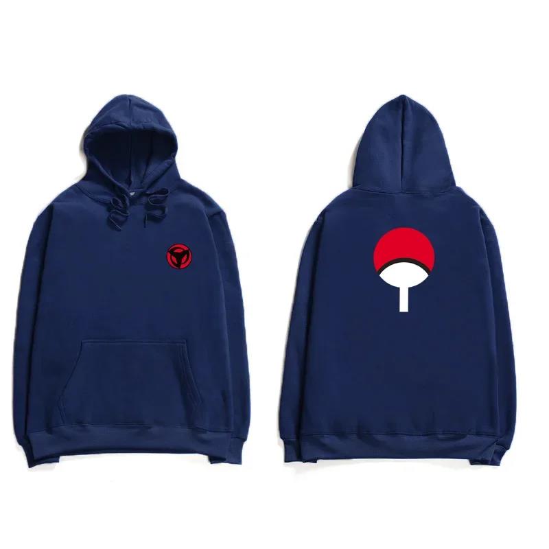 Eye-crest Men Hoodie Front Red Eye Chest Print, Red White Fan Sign Back Graphic, Thick Fleece Pullover Sweatshirt for Sport Weekend Wear