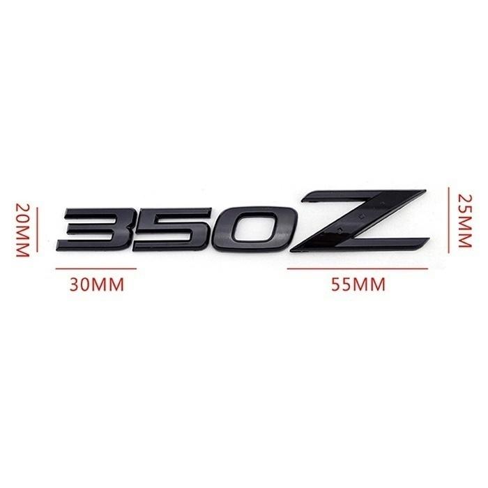 1 х 3D-логотип автомобиля, наклейка-эмблема, наклейка для Nissan 350Z (25*145 мм)