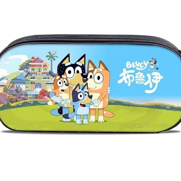 Bluey Bingo Primary School Stationery Pencil Case Cartoon Characters Children'S Cute Stationery Storage Supplies Daily Surprise