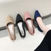 Весенние корейские босоножки с острым носком и матовой поверхностью, одинарные туфли с покатым каблуком, средний каблук, универсальные и модные нескользящие туфли