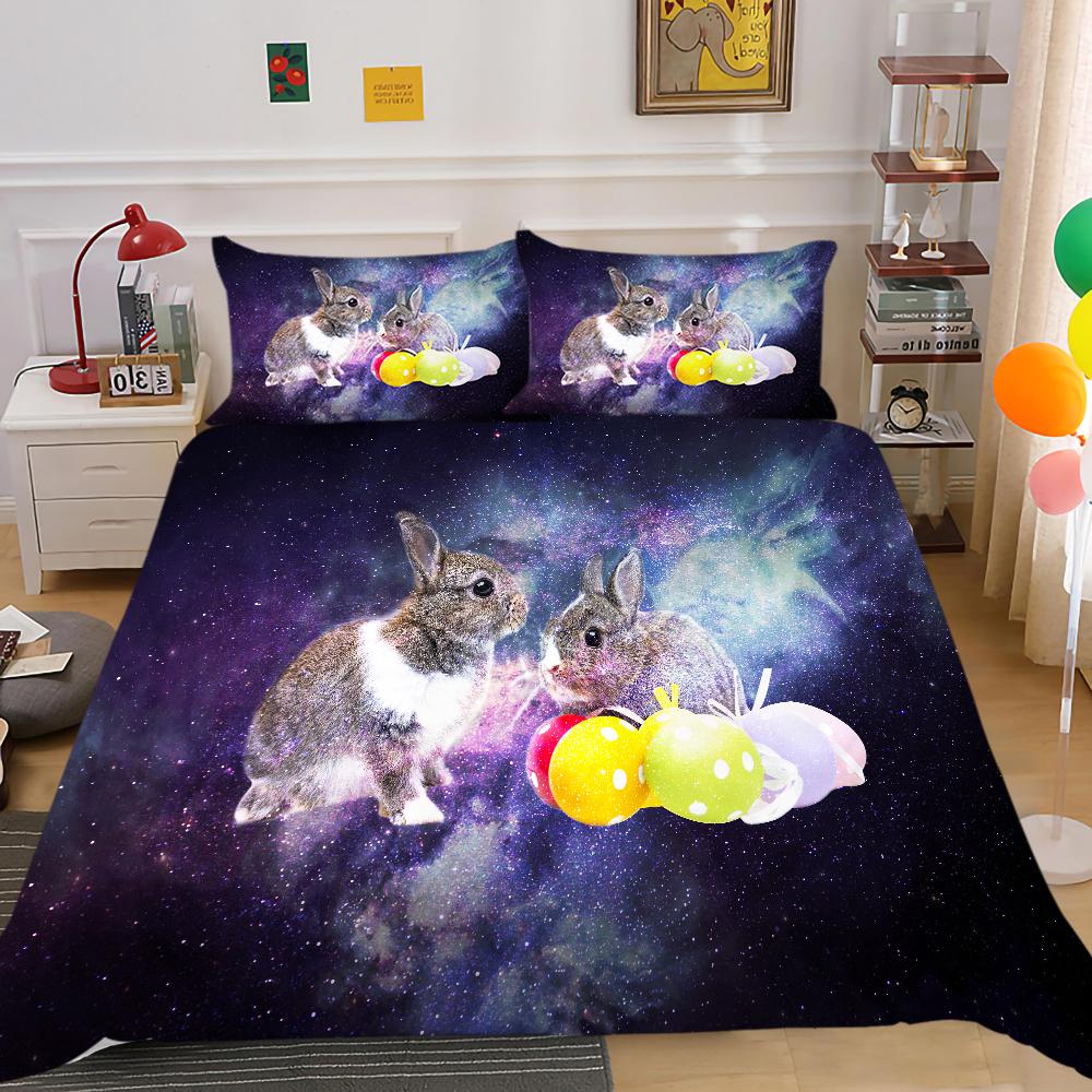 Home Bedding Set 3D Digital Printing Full-size King Bed Double Bed Adult Children Bedroom Quilt Cover and Pillowcase Bedding