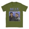 Футболка Dean Winchester из сериала Сверхъестественное, с круглым вырезом, с коротким рукавом, Топы, Рубашки, Фильм, Сериал, Хлопок, Летние Топы, Рубашки