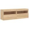 Vidaxl Ścienne Szafki Tv Z Led, 2 Szt., Dąb Sonoma, 60X30X40 Cm
