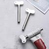 1pc Stainless Steel Toothpaste Tube Squeezers Metal Key Toothpaste Squeezers for Bathroom Hair Dye Cosmetic Tubes Squeezer