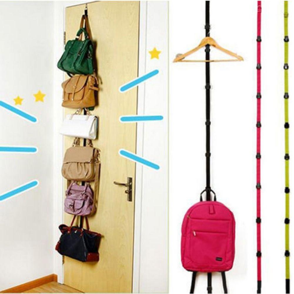 Strap Adjustable for Hats Towel Bags Removable Hanger Hanging Holders Clothes Rack Cap Organizer
