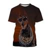 Летняя футболка с круглым вырезом, 3D-принтом забавного животного, собаки, модная, повседневная, с коротким рукавом, мужская