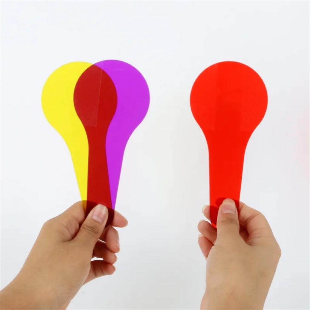 6pcs Kids Color Learning Boards Light Table Early Educational Painting Drawing Toy Plastic Drawing Cognition Kids Toy