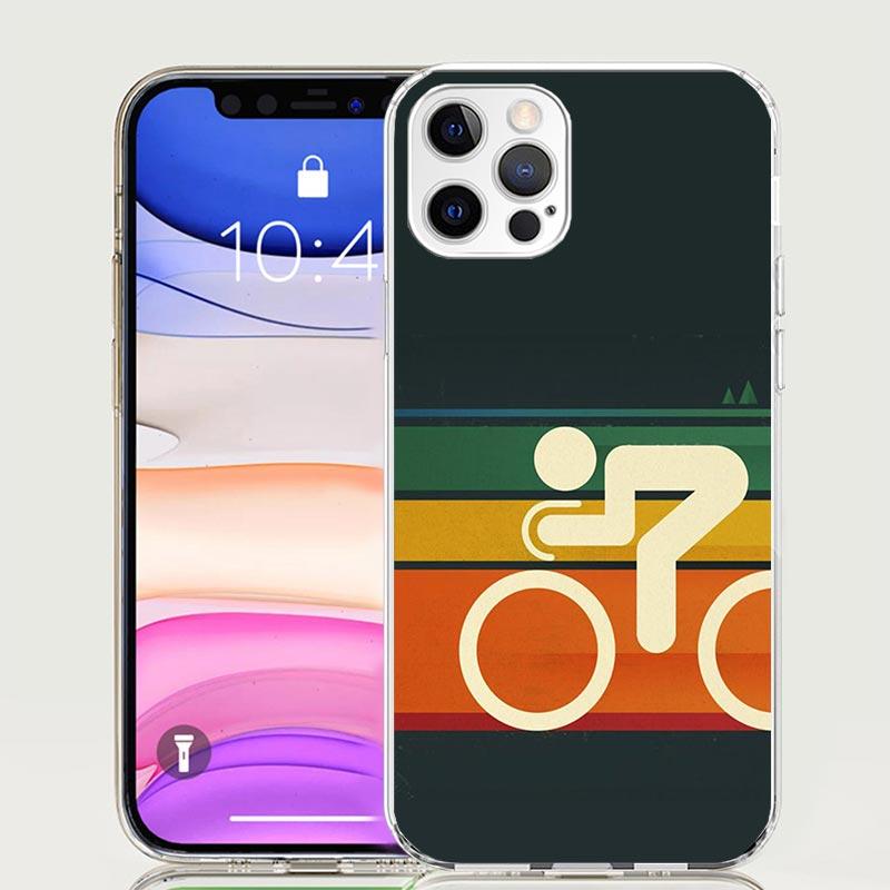 Спортивный чехол-держатель для телефона на велосипед для Apple iphone 16 15 14 13 12 Mini 11 Pro Max 16E X XS XR 7 Plus 8 + SE 2020 Модный Fundas