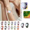 Women Watch Silicone Watch Crystal Bling Watch Analog Digital Quartz Wrist Watch
