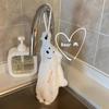 Hanging Kitchen Towel Polar Bear Design Coral Fleece for Super Absorbency & Style