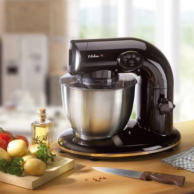 Робот-месил с миской из нержавеющей стали 5 л Ak80 Kitchencook Black