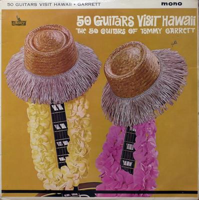 LP Пластинка 50 ГИТАР ТОММИ ГАРРЕТТА - 50 гитар посещают Гавайи LBY1108 Liberty 1962 UK Джаз Б/У