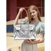 Cowhide Female Tote Bag Niche Design Leather Female Simple Portable Large Capacity Senior Sense Shoulder Bag