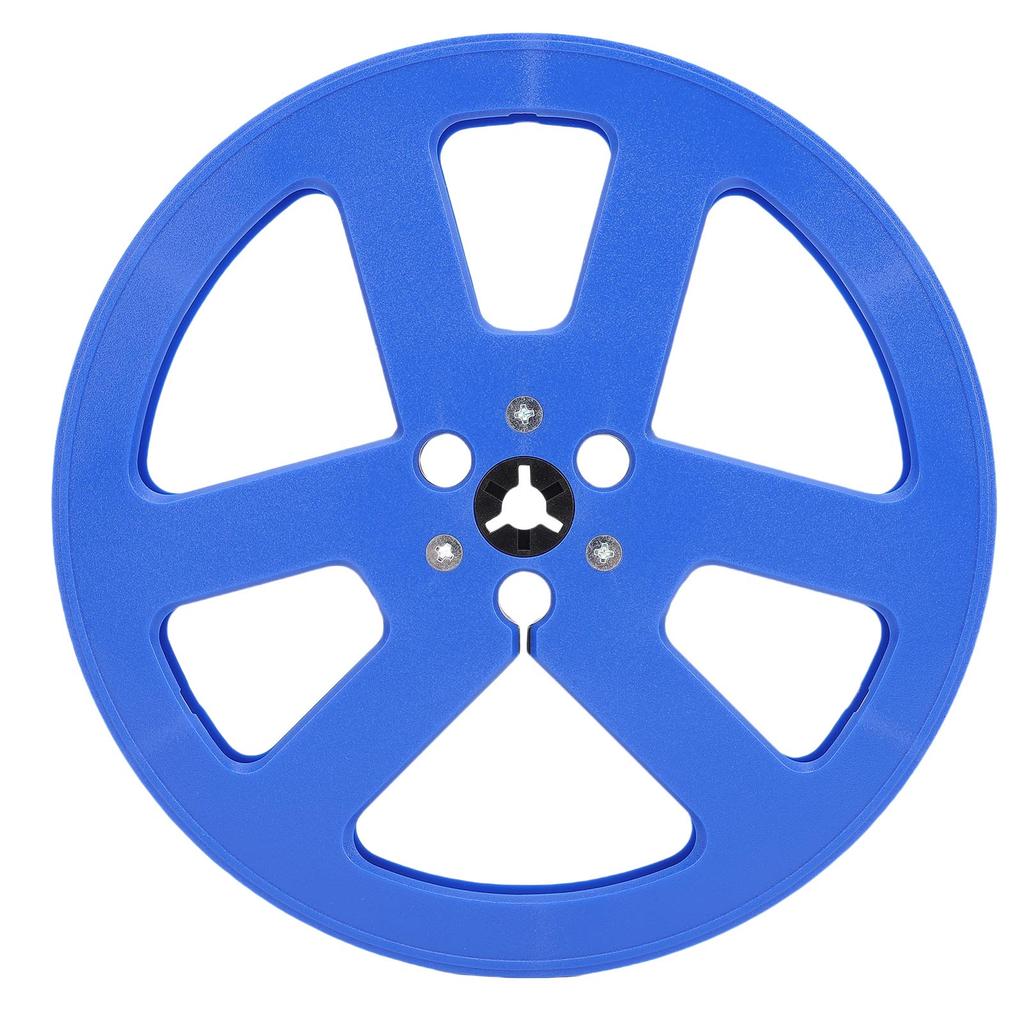 1 4 7 Inch Empty Tape Reel Fit for TEAC Reel To Reel ABS Universal Open Reel Sound Tape Empty Reel with 6 Holes Blue