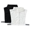 Autumn Women Detachable Lapel Fake Collar Ladies White Black Shirt False Collar Blouse Removable Half Shirt Dress Decoration