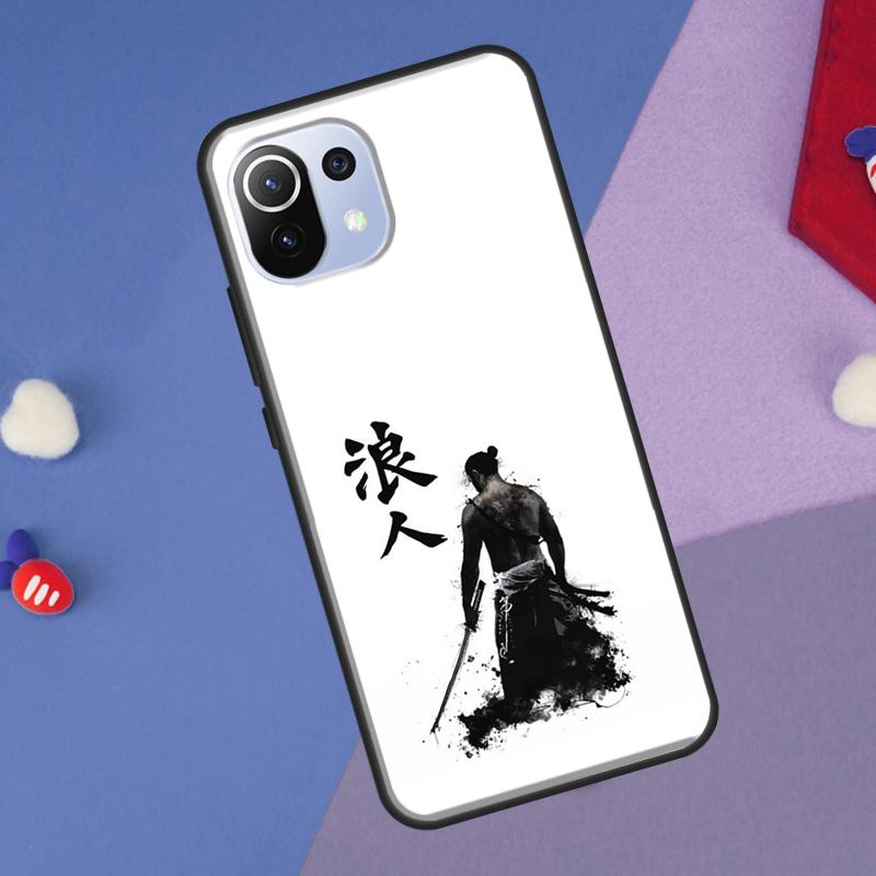 Чехол в японском стиле с изображением самурая для Xiaomi 14 Ultra 13 11T 12T 13T 14T Pro POCO X6 X7 Pro X3 X5 F3 F5 F6 M6 Pro