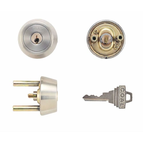 GOAL Pin Cylinder, TX Type, GCY-71, Includes 3 Standard Keys, Entry Door Key Replacement, Tail Engraving 28, for Doors 28-30mm Thick, GCY71 TX, TDD Si