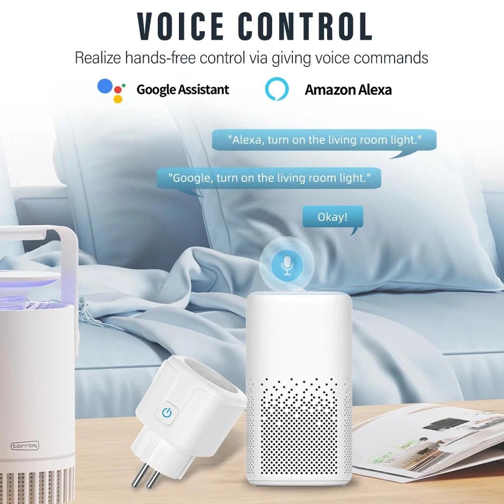 Умная вилка EU WiFi Zigbee розетка 16A/20A Tuya монитор мощности управление приложением Smart Life удаленный таймер голосовое управление Alexa Google Home