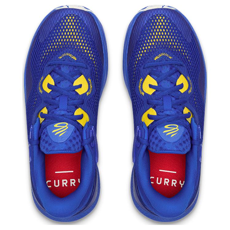 Under Armour Curry Splash 24 Амортизация Нескользящие Износостойкие Низкие Баскетбольные Кроссовки Мужские Синие 3027262-400