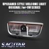 2pcs Car Door HD Welcome Light Laser Projector For Volkswagen VW Jetta Lavida Bora polo passat b6 b8 mk6 golf R Rline accessorie yzk045