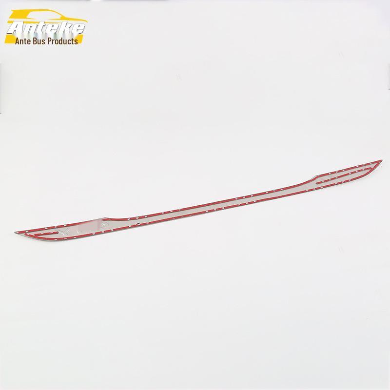 Universal Tailgate Trim: Rear Trunk Bright Strip, Anti-Scratch Bumper Protector for 15 Car Models.