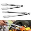Tough Stainless Steel Kitchen Tongs Easy To Clean Dishwasher Safe Design