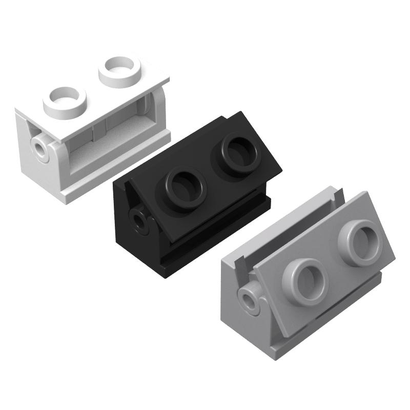 Кирпичи MOC 3937/3938 Кирпич-шарнир 1x2 Основание с Кирпичом-шарниром 1x2 Верхняя часть DIY Развивающие Блоки Кирпичи, Совместимые с Собираемыми Частицами