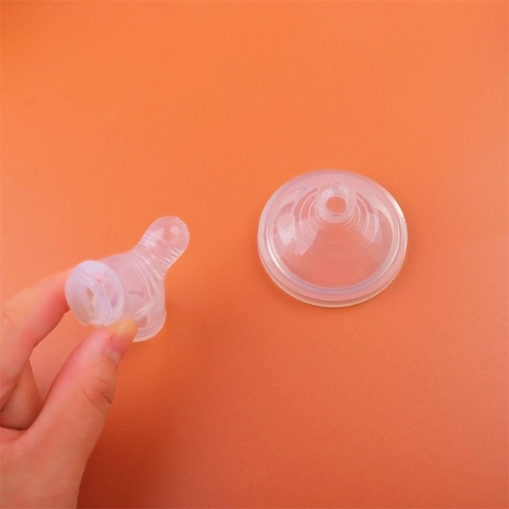 Bpa Free Wide Mouth Nipple For Medium Clear Silicone